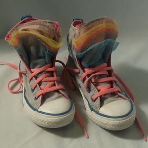 Toddler Girls Converse CTA Party High Top Sneakers